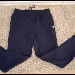Navy Reebok sweat pants